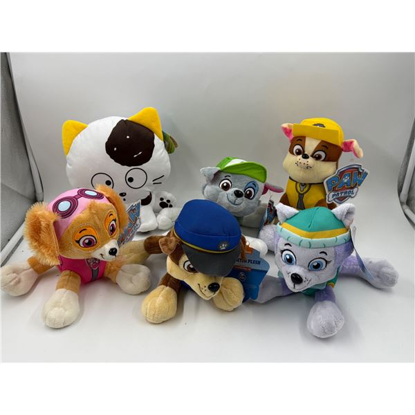 Lot of Assorted Plush Toys (Paw Patrol, Tama & Friends)