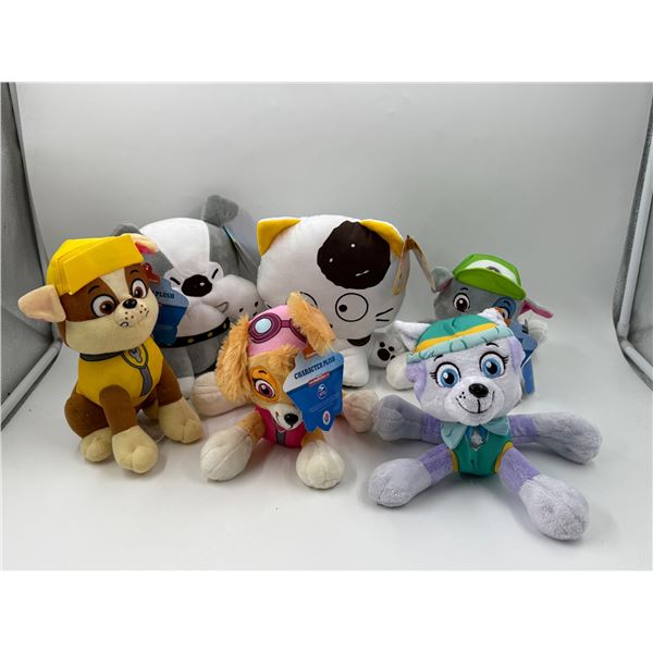 Lot of Assorted Plush Toys (Paw Patrol, Tama & Friends)