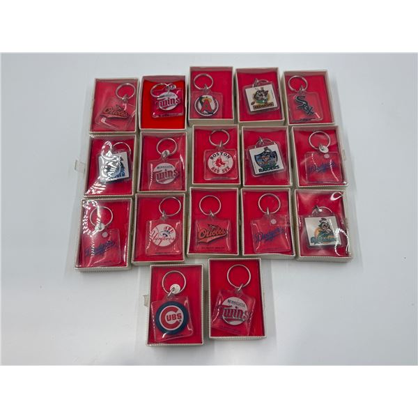 Lot of Assorted Sports Team Keychains