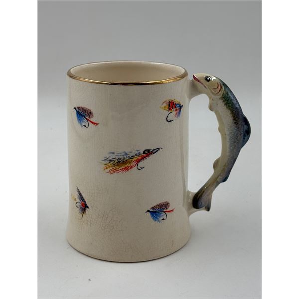 Sandland Ware Fish Fly Series Mug Made in England