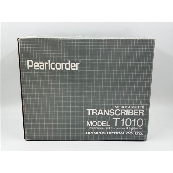 Pearlcorder Microcassette Transcriber Model T1010