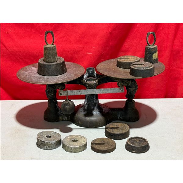 Antique Scale & Weights