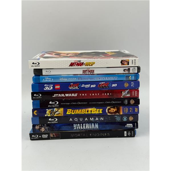 Lot of Assorted Blu-Ray DVDs