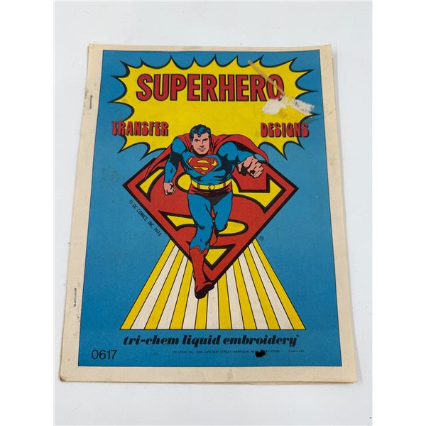 VTG Superhero Transfer Designs Book