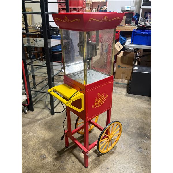 Old Fashioned Movie Time Popcorn Machine