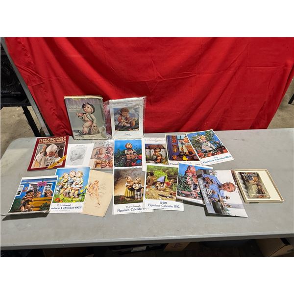 Lot of Assorted Figurine Calendars