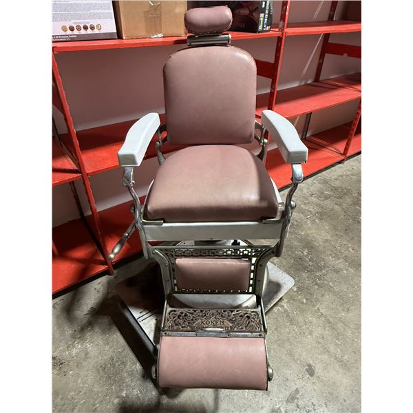 Antique Koken Barbers' Supply Co. Chair Made in USA