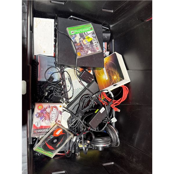 Electronics Lot w/ PlayStation Games, Headphones, & More
