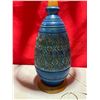 Image 2 : Mid-Century Style Blue Ceramic Table Lamp w/ Shade