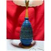 Image 3 : Mid-Century Style Blue Ceramic Table Lamp w/ Shade