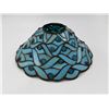 Image 1 : Tiffany-Style Blue Stained Glass Lamp Shade