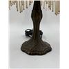 Image 2 : VTG Fringe Table Lamp w/ Beaded Shade