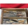 Image 3 : Lot Of VTG Woodworking Hand Tools In Wooden Box