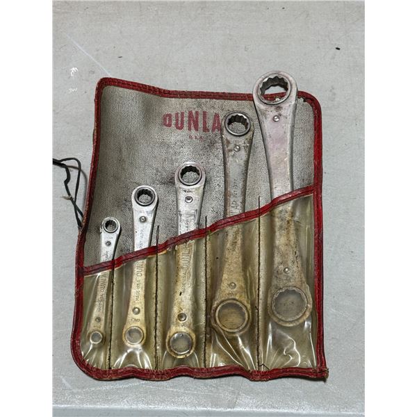 VTG Dunlap Ratcheting Wrench Set In Original Pouch