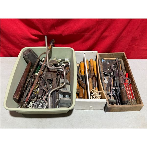 Lot Of VTG Hand Tools, Files, Clamps & Misc Tools