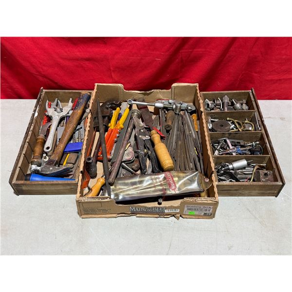 Large Lot Of VTG Hand Tools & Hardware