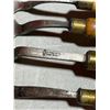 Image 3 : Lot Of VTG Wood Chisels (Set Of 4)