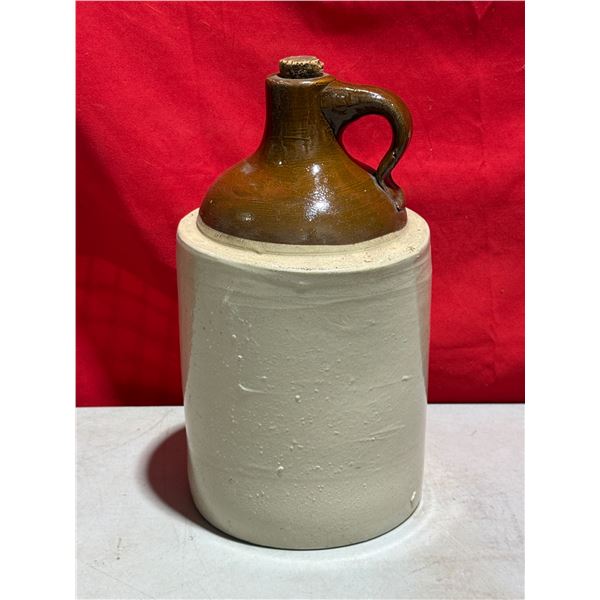 VTG Stoneware Crock Jug w/ Handle