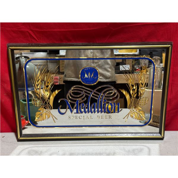 VTG Medallion Special Beer Mirror Sign