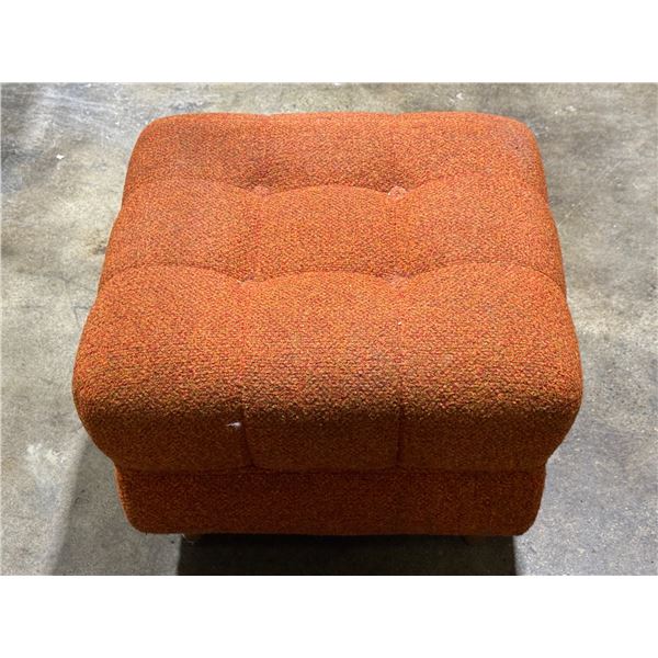 VTG Mid-Century Upholstered Ottoman