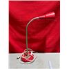 Image 1 : VTG Red Gooseneck Desk Lamp