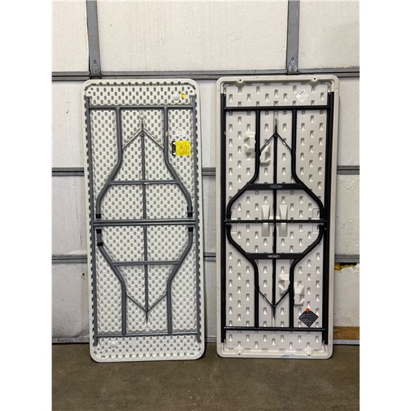 Folding Plastic Tables (2pcs)