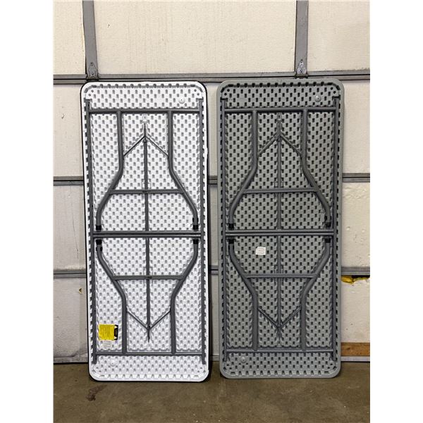 Folding Plastic Tables (2pcs)