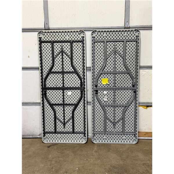 Folding Plastic Tables (2pcs)