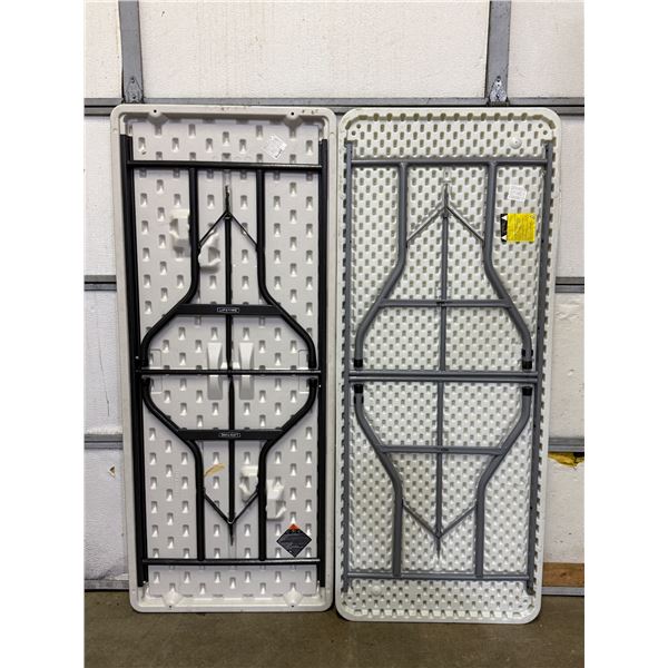 Folding Plastic Tables (2pcs)