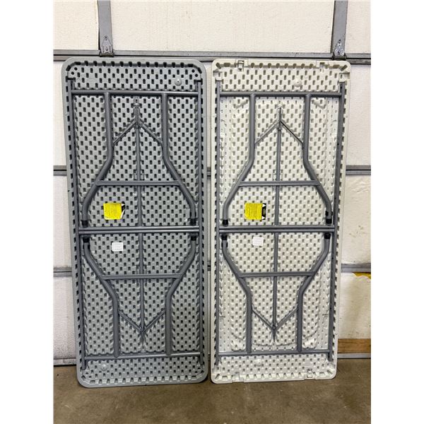 Folding Plastic Tables (2pcs)
