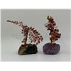 Image 1 : Small Crystal & Copper Wire Tree Decor