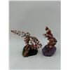 Image 2 : Small Crystal & Copper Wire Tree Decor