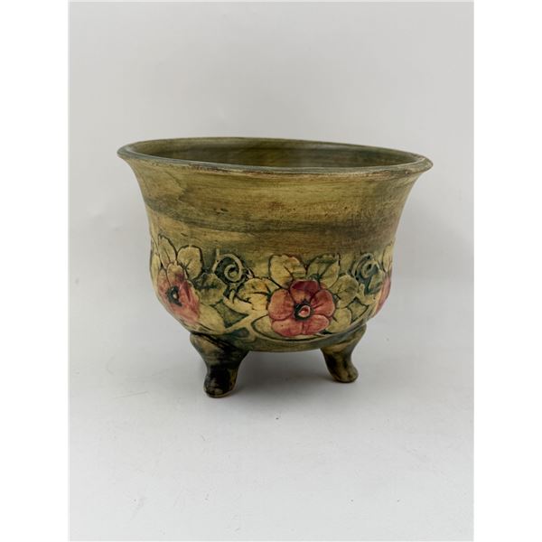 VTG Art Pottery Planter (Floral Motif)