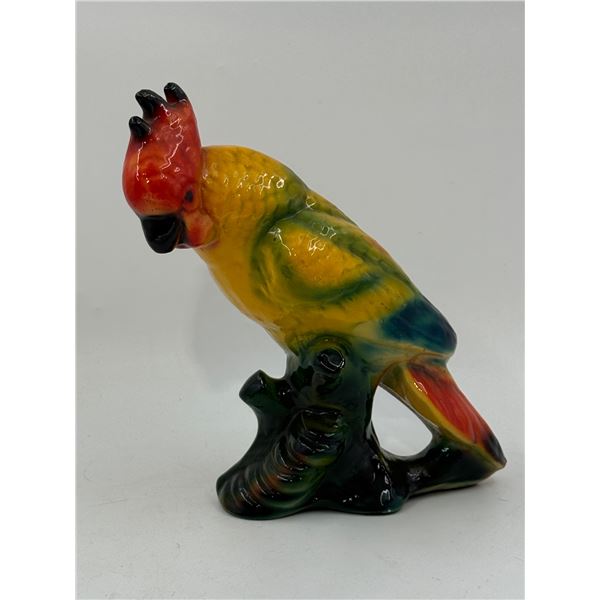VTG Ceramic Parrot Figurine