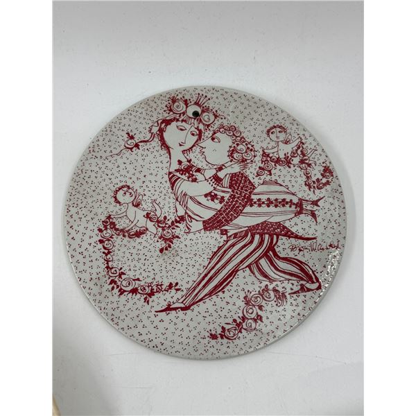 VTG Bjorn Wiinblad Style Decorative Wall Plate
