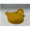 Image 1 : VTG Yellow Ceramic Duck Planter