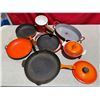 Image 1 : VTG Cast Iron & Enamel Cookware Lot