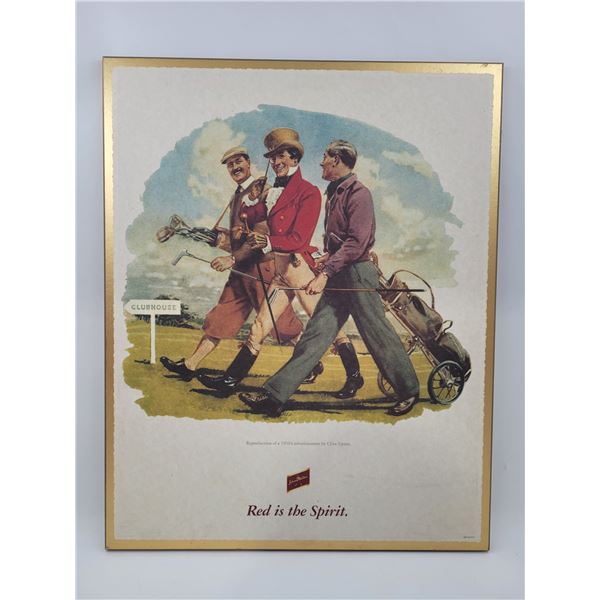 VTG Schlitz Beer Advertising Poster