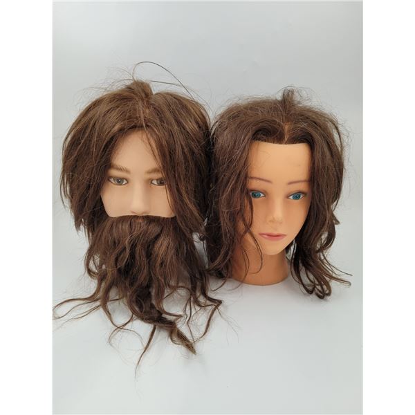 2 Hairdressing Mannequins