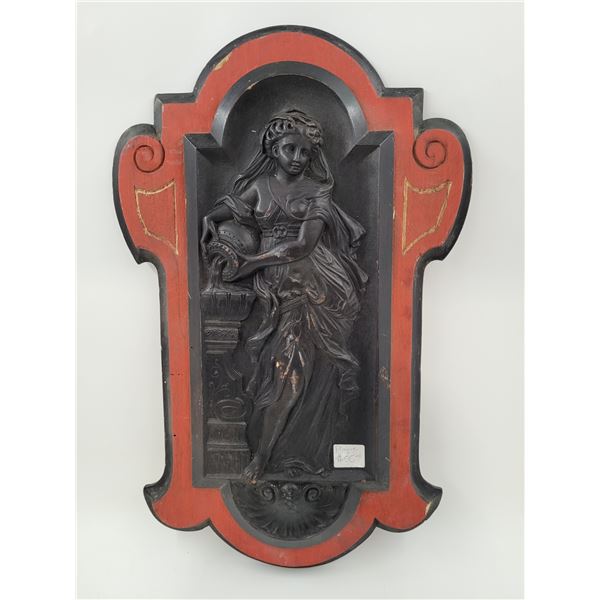 Woman Pouring Water Plaque