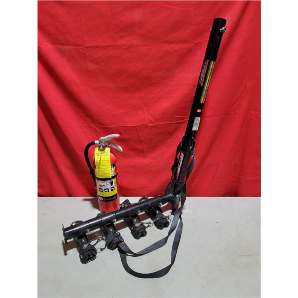Fire Extinguisher & Bicycle Rack