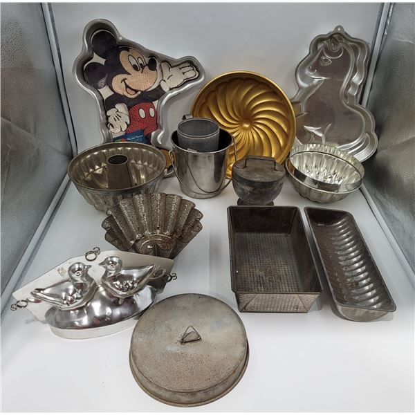 Lot of Baking Moulds