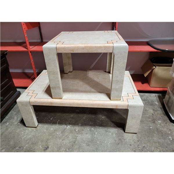 2 Tables Made in Phillippines