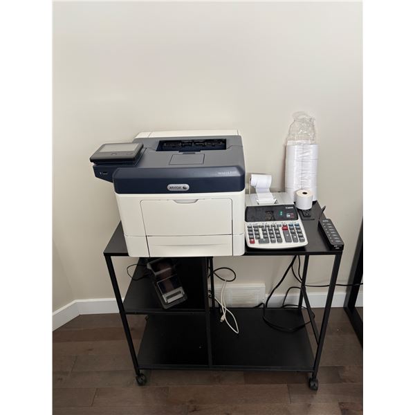 Printer with stand and accessories
