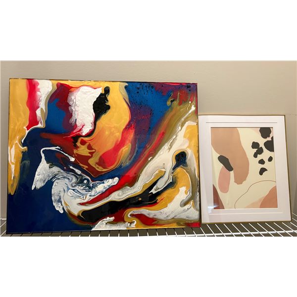 Sue Scott :Nada Inner Sound acrylic painting and various picture.