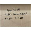 Image 4 : Sue Scott :Nada Inner Sound acrylic painting and various picture.