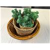 Image 4 : 3 Fake Plants Wicker baskets