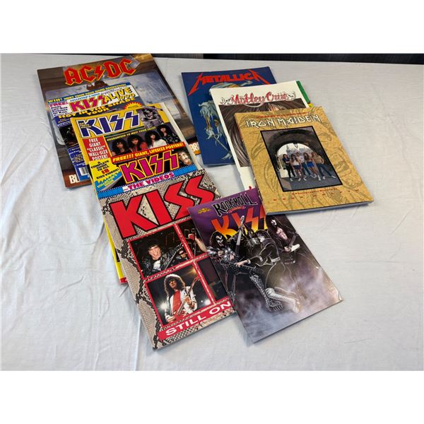 Assorted band magazines