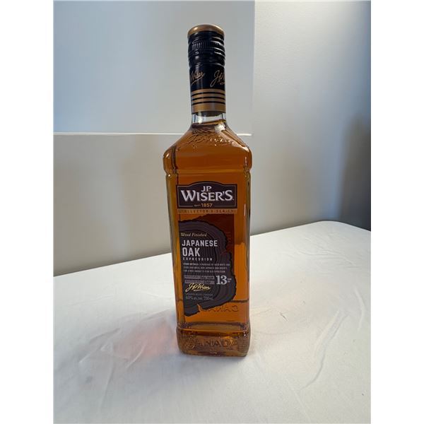 JP Wiser Japanese Oak 1857 Collector Series 40% 750ml