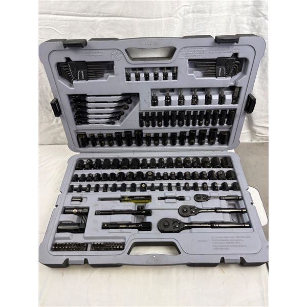 Stanley Black Chrome Socket Set